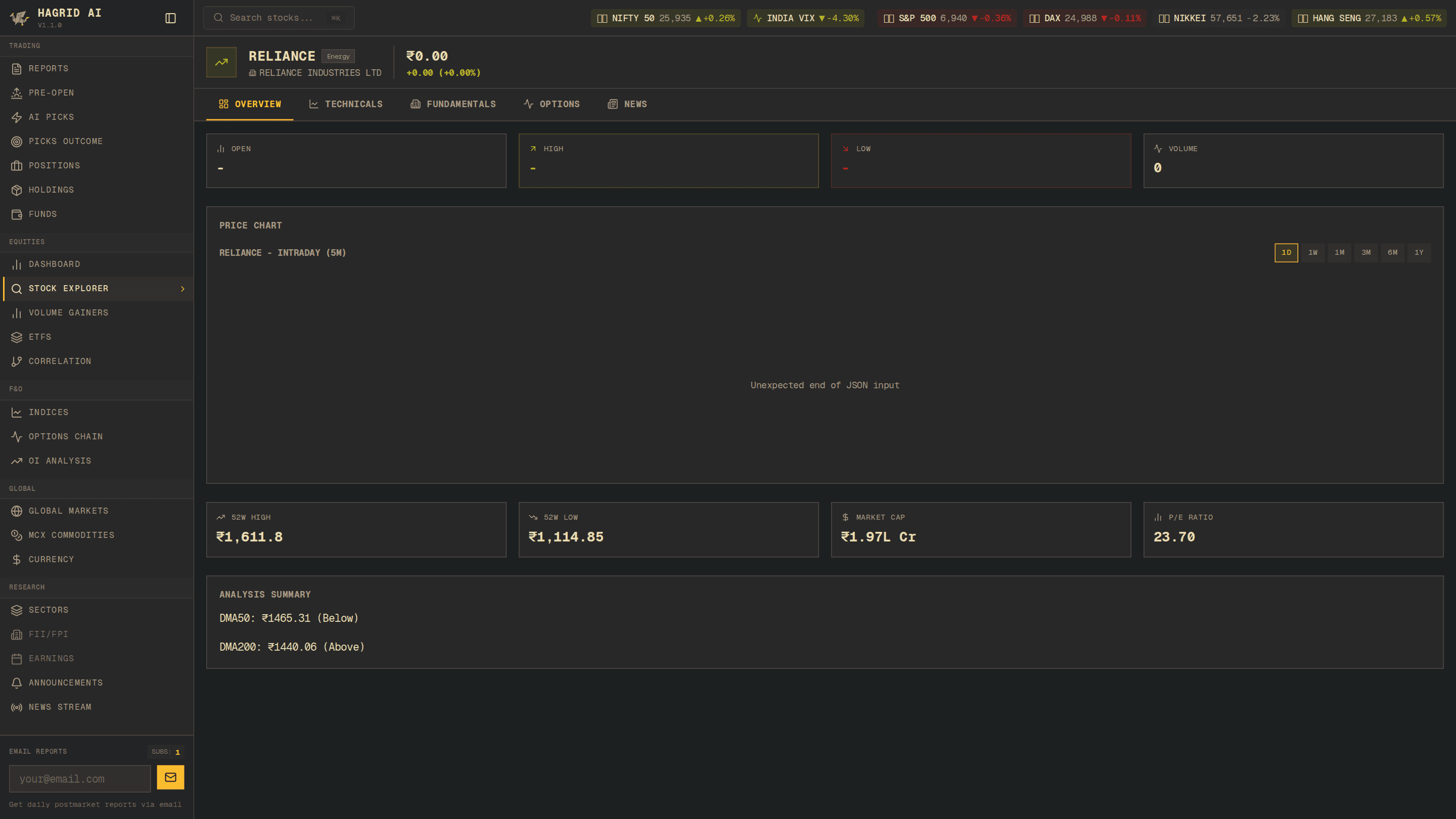 Hagrid AI — Stock Screener