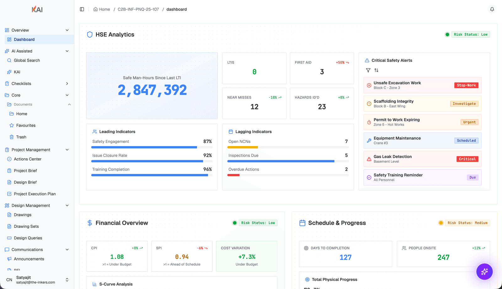 Kai Dashboard