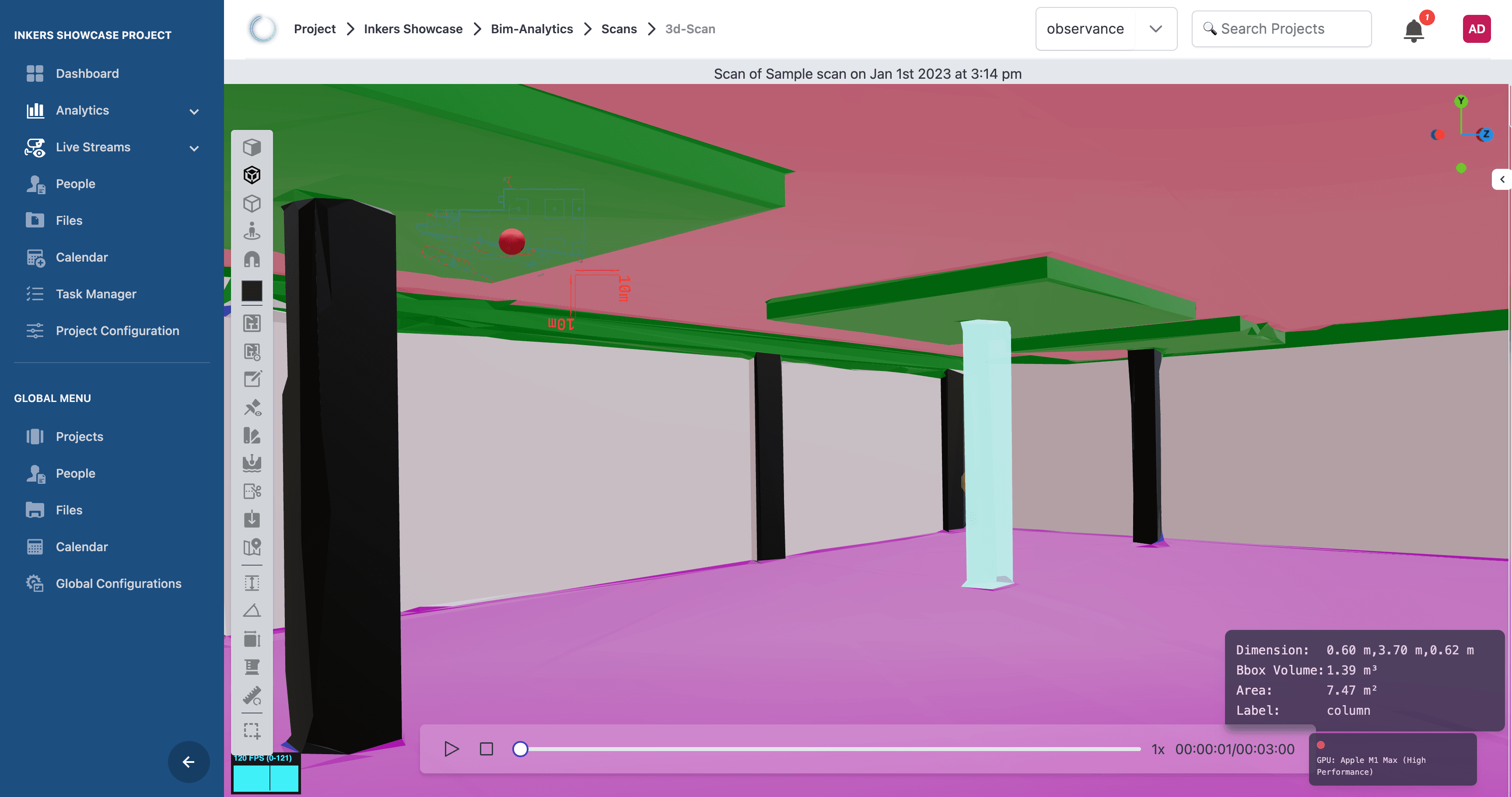 Observance SOTA Segmentation